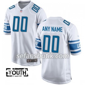 Detroit Lions Tröjor Custom Nike Vit - Barn